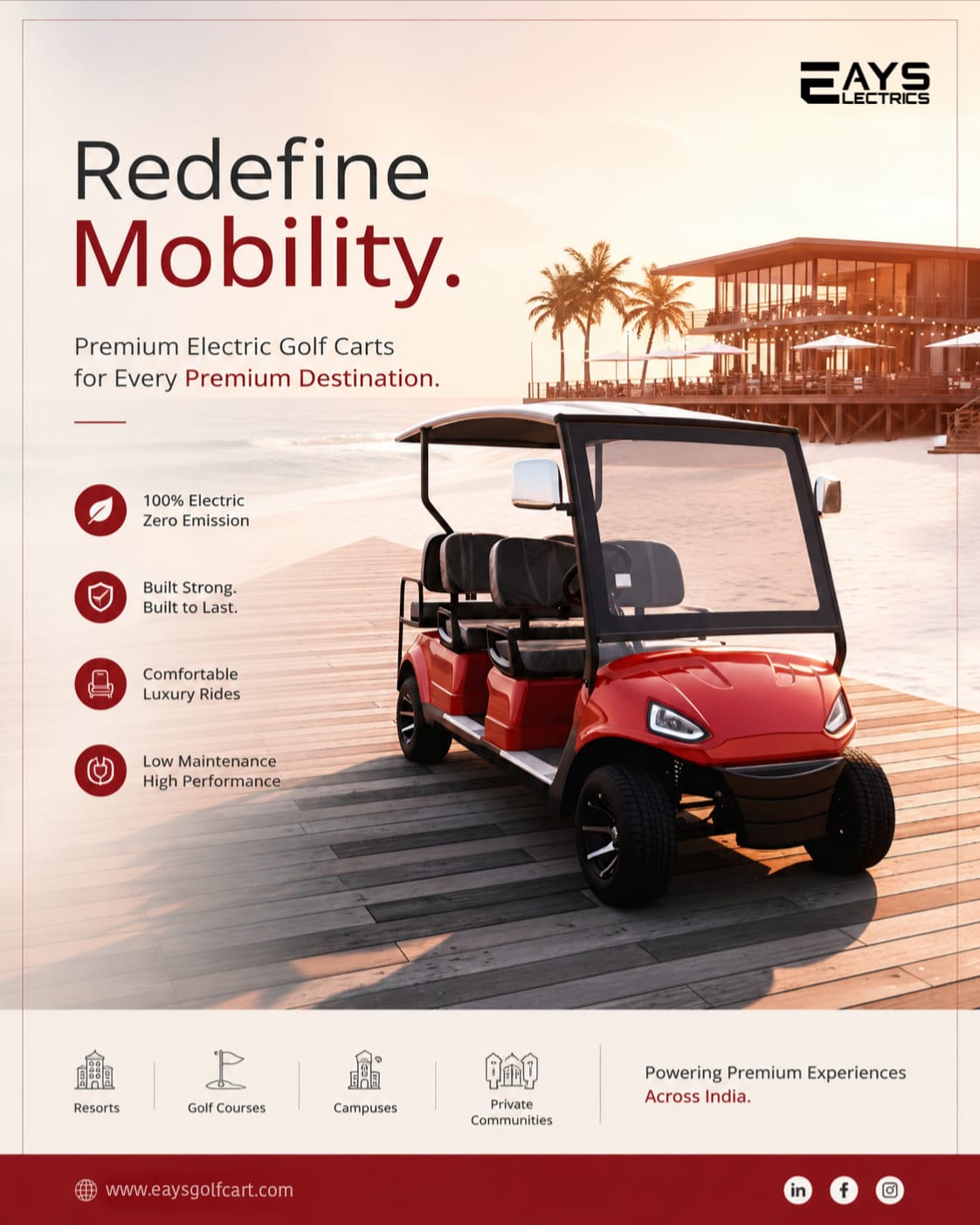 How Premium Electric Golf Carts Are Redefining Mobility Across India